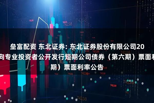 垒富配资 东北证券: 东北证券股份有限公司2025年面向专业投资者公开发行短期公司债券（第六期）票面利率公告