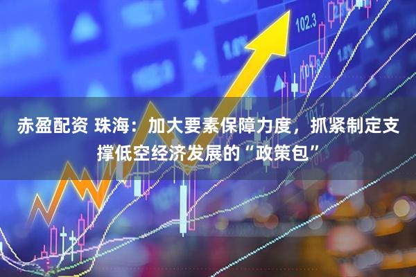 赤盈配资 珠海：加大要素保障力度，抓紧制定支撑低空经济发展的“政策包”